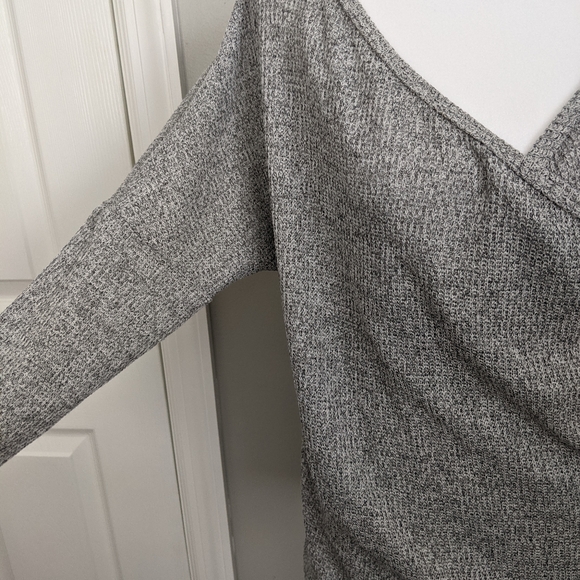 Off shoulder waffle tee - Picture 7 of 8